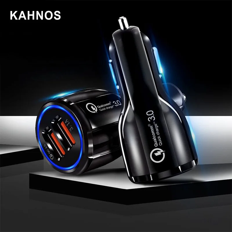 Double USB Car Charger Adapter Quick Charge QC 3.0 Universal Fast Charger For Tablet Phone
Double USB Car Charger Adapter Quick Charge QC 3.0 Universal Fast Charger For Tablet Phone