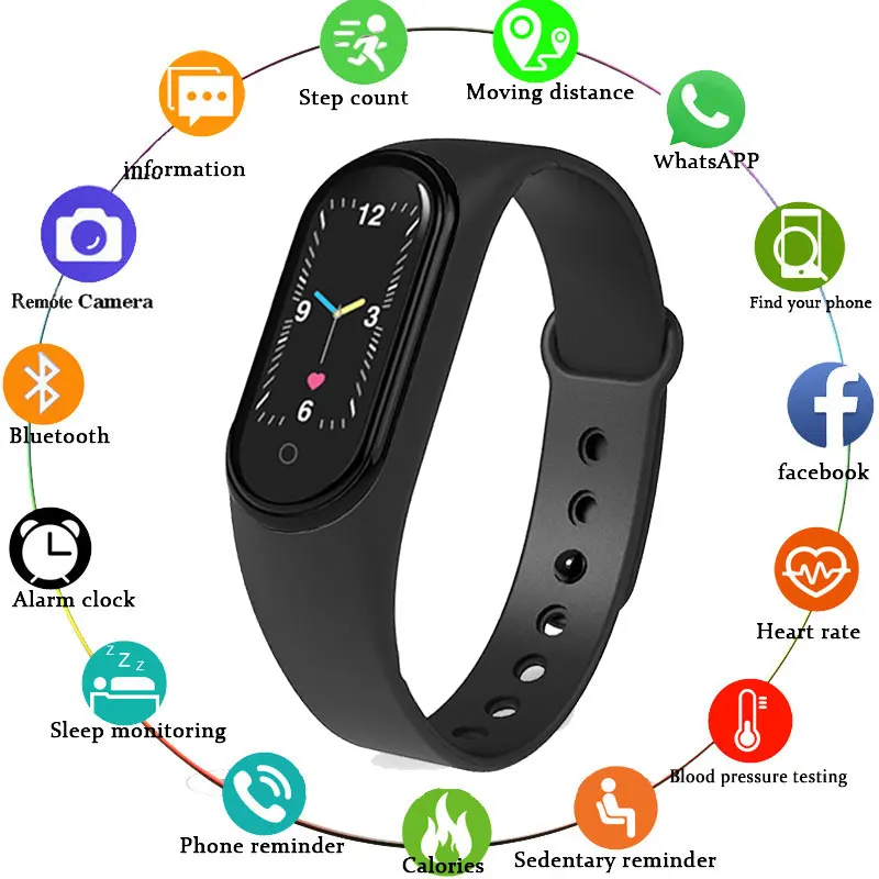 M5 Smart bracelet IP67 Waterproof Smart Watch Bluetooth call Music Play fitness tracker monitor Smart Wristband Band Pedometer
M5 Smart bracelet IP67 Waterproof Smart Watch Bluetooth call Music Play fitness tracker monitor Smart Wristband Band Pedometer