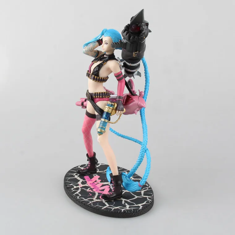 Anime League of Legends LOL Runaway Loli Jinx Sikkink Silk Game Garage Kit Model Ornaments
Anime League of Legends LOL Runaway Loli Jinx Sikkink Silk Game Garage Kit Model Ornaments