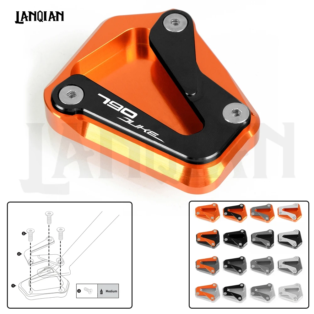 For KTM Duke 790 Motorcycle Kickstand Side Stand Pad Extension Duke790 2017 2018-2020 Sidestand Enlarger Plate Accessories Parts
For KTM Duke 790 Motorcycle Kickstand Side Stand Pad Extension Duke790 2017 2018-2020 Sidestand Enlarger Plate Accessories Parts