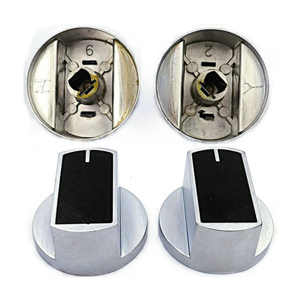 2 Pcs Ergonomic Replacement Gas Stove Knob Handle Metal Kitchen Control Universal Easy Install Sturdy Smooth Round Rotary Switch
2 Pcs Ergonomic Replacement Gas Stove Knob Handle Metal Kitchen Control Universal Easy Install Sturdy Smooth Round Rotary Switch
