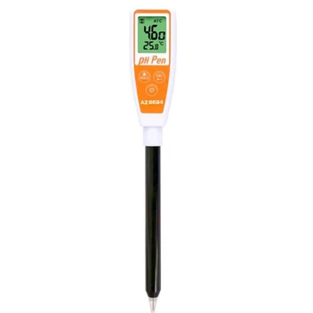 AZ8694 Long pH Meter Pen Spear Probe Electrode Auto Temperature Compensation Calibration Waterproof ATC CF Alkaline Acid Monitor
AZ8694 Long pH Meter Pen Spear Probe Electrode Auto Temperature Compensation Calibration Waterproof ATC CF Alkaline Acid Monitor