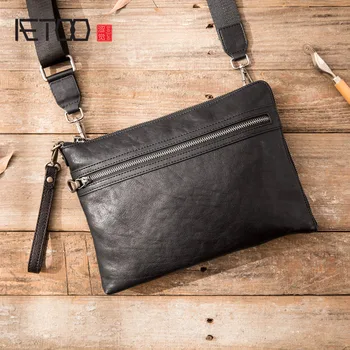 AETOO Men's Handbag Clutch Bag Envelope Men's Leather New Soft Leather Large Capacity Clutch Bag Messenger Bag Shoulder Bag
AETOO Men's Handbag Clutch Bag Envelope Men's Leather New Soft Leather Large Capacity Clutch Bag Messenger Bag Shoulder Bag