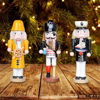 25CM Nutcracker Puppet Classic Pirate Soldier Nutcracker Doll Hand Painting Nutcracker for Home Shopping Mall Christmas Decor
25CM Nutcracker Puppet Classic Pirate Soldier Nutcracker Doll Hand Painting Nutcracker for Home Shopping Mall Christmas Decor