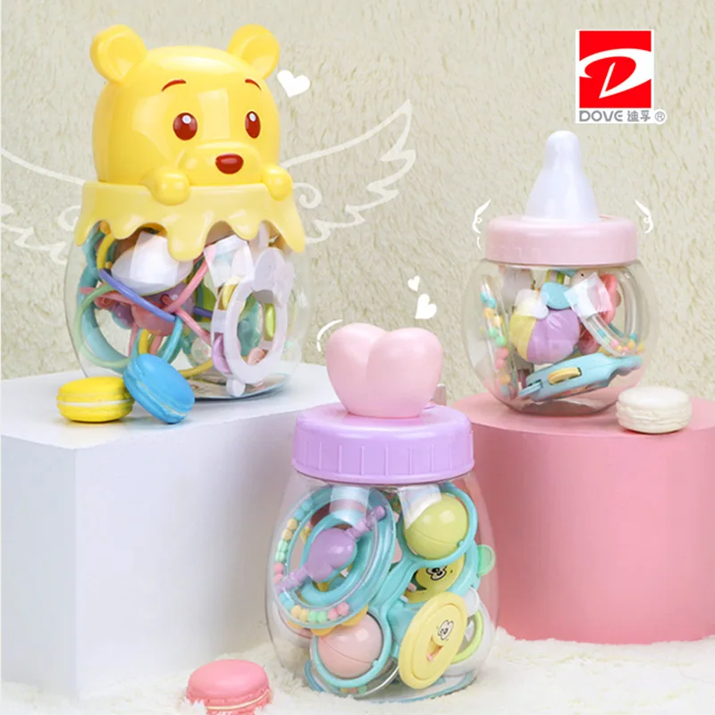 GOODWAY 3606 Seven Canned Rattle Newborns Educational Toy Infants Teethers Hand Rattle-High Temperature Boiled
GOODWAY 3606 Seven Canned Rattle Newborns Educational Toy Infants Teethers Hand Rattle-High Temperature Boiled