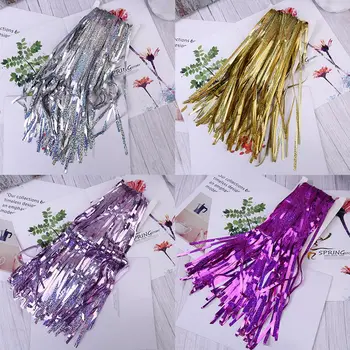 1*3m Laser Tassel Party Backdrop Gold Silver Metallic Curtain Birthday Party Decor Photography Background Bachelorette Wedding
1*3m Laser Tassel Party Backdrop Gold Silver Metallic Curtain Birthday Party Decor Photography Background Bachelorette Wedding