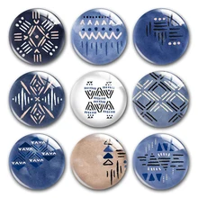Handmade Native Blue Tribe Geometric Pattern Round Photo Glass Cabochons Demo Flat Back DIY Jewelry Making Findings Accessory
Handmade Native Blue Tribe Geometric Pattern Round Photo Glass Cabochons Demo Flat Back DIY Jewelry Making Findings Accessory