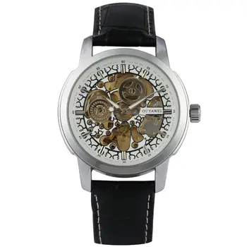 Automatic-self-winding Mechanical Watch Comfortable Genuine Leather Strap Unique Hollowed-out Dial Mechanical Wristwatch
Automatic-self-winding Mechanical Watch Comfortable Genuine Leather Strap Unique Hollowed-out Dial Mechanical Wristwatch