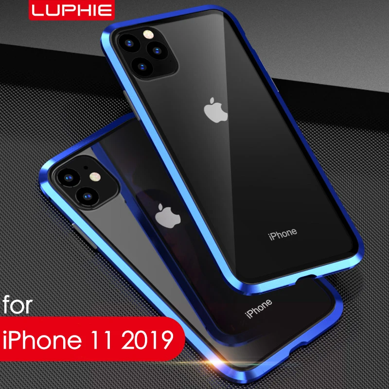 Magnetic Adsorption Phone Back Cover For iPhone 11 Pro Max Tempered Glass Ultra Slim Shockproof Case For iPhone 11 2019
Magnetic Adsorption Phone Back Cover For iPhone 11 Pro Max Tempered Glass Ultra Slim Shockproof Case For iPhone 11 2019