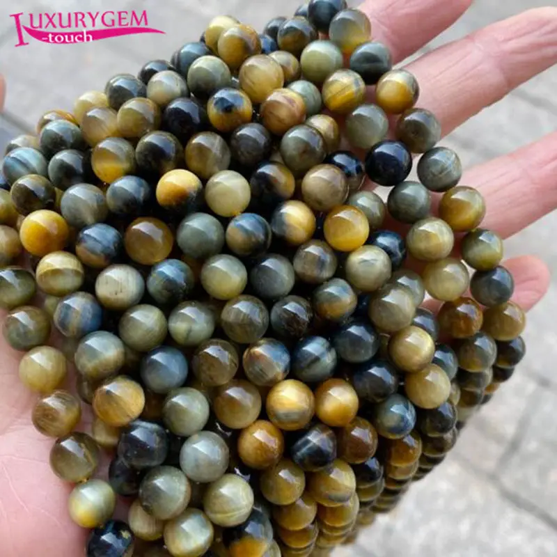 Natural Dream Tiger Eye Stone Smooth Round Shape Loose Spacer Beads 4/6/8/10/12/14mm Jewelry Accessories 38cm sk95
Natural Dream Tiger Eye Stone Smooth Round Shape Loose Spacer Beads 4/6/8/10/12/14mm Jewelry Accessories 38cm sk95