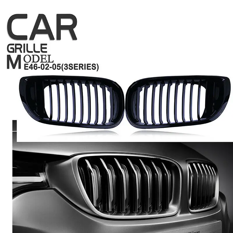 For BMW E46 4 DOOR Facelift 2002 2003 2004 2005 Car ACCESSRIES CAR Replacement Gloss Black Car Front Kidney Racing Grille Grill
For BMW E46 4 DOOR Facelift 2002 2003 2004 2005 Car ACCESSRIES CAR Replacement Gloss Black Car Front Kidney Racing Grille Grill