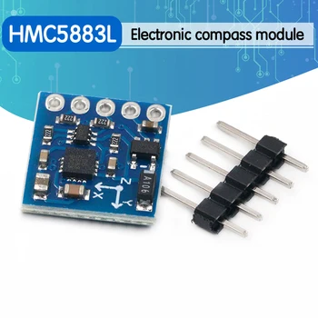 GY-271 HMC5883L 3V-5V Three 3 Triple Axis Magnetic Field Compass Magnetometer Sensor Module ForArduino IIC Board
GY-271 HMC5883L 3V-5V Three 3 Triple Axis Magnetic Field Compass Magnetometer Sensor Module ForArduino IIC Board
