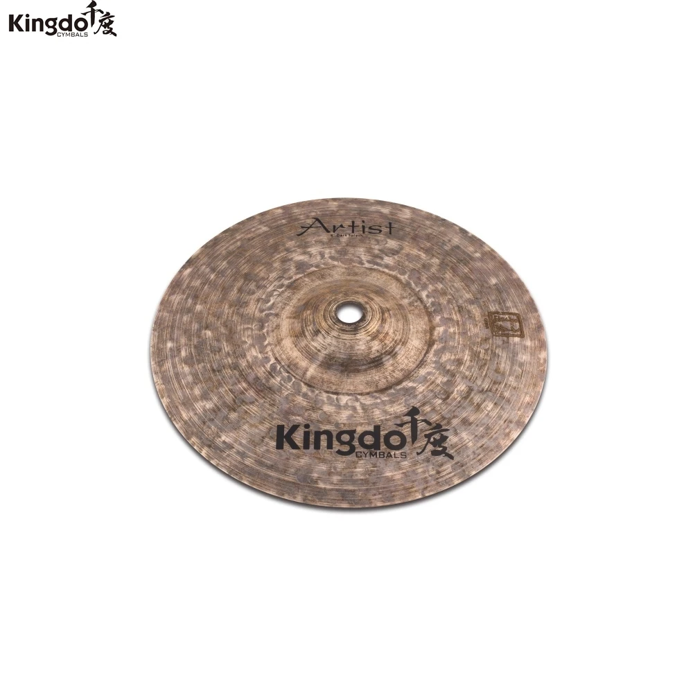 Kingdo Dark style B20 Artist Dark series 100% handmade 6" splash cymbal for drums set
Kingdo Dark style B20 Artist Dark series 100% handmade 6" splash cymbal for drums set