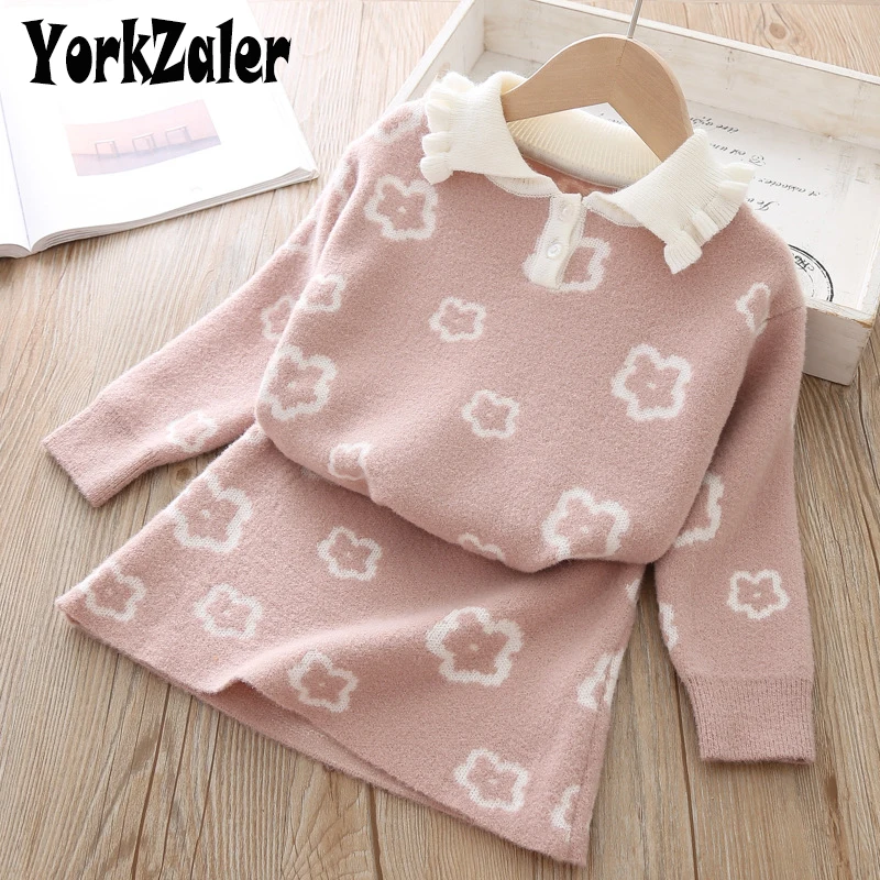 Yorkzaler Spring Autumn Kids Clothing Set For Girl Knitting 2pcs Outfits Long Shirt WIth Short Skirt Fashion Children Clothes
Yorkzaler Spring Autumn Kids Clothing Set For Girl Knitting 2pcs Outfits Long Shirt WIth Short Skirt Fashion Children Clothes