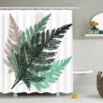 Simulation 3D Shower curtain Ethnic Style Character Leaves Waterproof Shower Curtain Drapes of Bathroom Toilet with 12 PVC Hooks 
Simulation 3D Shower curtain Ethnic Style Character Leaves Waterproof Shower Curtain Drapes of Bathroom Toilet with 12 PVC Hooks