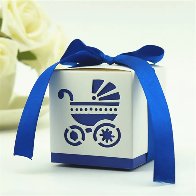 

Мини-Корзина для младенцев, 50 шт., коробки для конфет, Подарочная коробка для детских ножек, коробка для печенья, коробка для подарков на день рождения