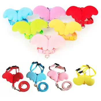 Pet Harness Small Pet Angel Wing Dog Rabbit Cat Collar Set Safety Belt Adjustable Outdoor Walking Leash Rope 6 Color
Pet Harness Small Pet Angel Wing Dog Rabbit Cat Collar Set Safety Belt Adjustable Outdoor Walking Leash Rope 6 Color