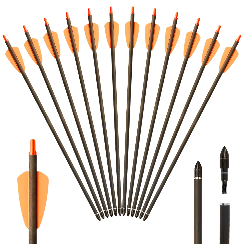 Toparchery 6/12/24Pcs Tactical Hunting Arrows 15 Military Plastic Crossbow Hunting Small Bolts Steel Arrow Archery Accessory
Toparchery 6/12/24Pcs Tactical Hunting Arrows 15 Military Plastic Crossbow Hunting Small Bolts Steel Arrow Archery Accessory