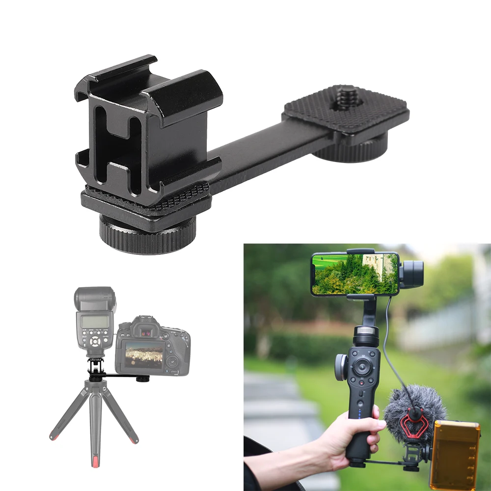 Extention Bar Grip 3 Cold Shoe Mounts L Bracket for Zhiyun Smooth Q 4/DJI OSMO 3/Vimble 2 Gimbal LED Light Microphone
Extention Bar Grip 3 Cold Shoe Mounts L Bracket for Zhiyun Smooth Q 4/DJI OSMO 3/Vimble 2 Gimbal LED Light Microphone