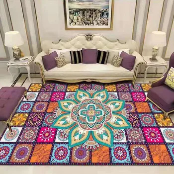 Luxury European Retro Large Carpets Non-slip Persian Mats Bedroom Home Lving Room Coffee Table Sofa Area Rugs Blanket Floor Mat 
Luxury European Retro Large Carpets Non-slip Persian Mats Bedroom Home Lving Room Coffee Table Sofa Area Rugs Blanket Floor Mat
