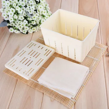 Tofu Press-Maker Mold DIY Homemade Ester Tofu Box Frame Plastic Soybean Curd Making Specialty Tools Kitchen Cooking Gadgets Set
Tofu Press-Maker Mold DIY Homemade Ester Tofu Box Frame Plastic Soybean Curd Making Specialty Tools Kitchen Cooking Gadgets Set
