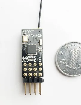 4CH receiver, with PPM output, compatible with X9D DJT / DFT / DHT