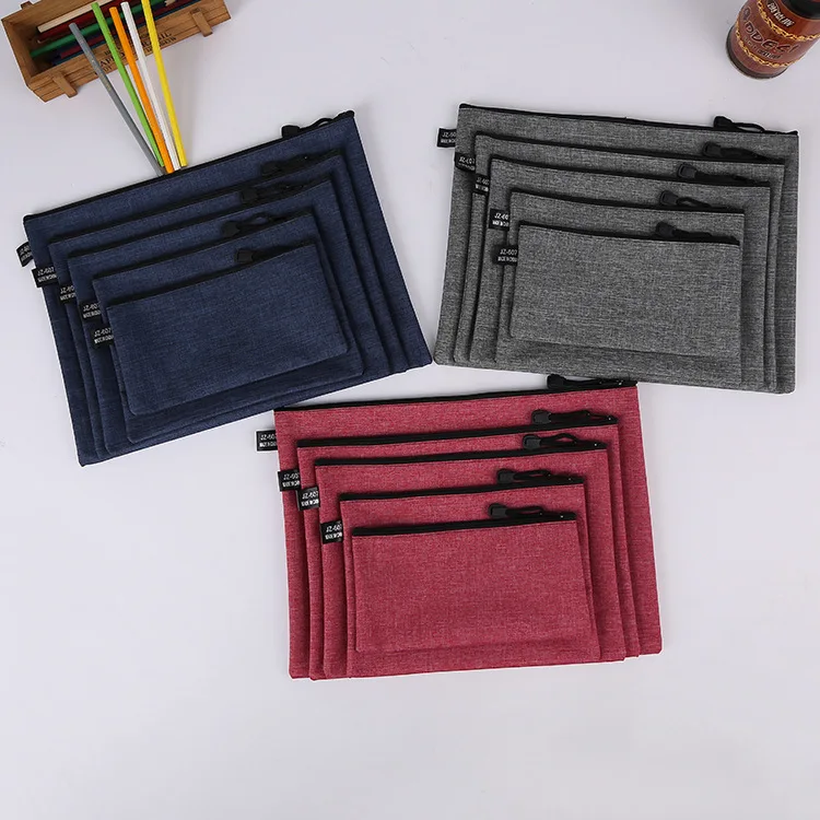 Solid color PU A4 zipper bag file rack multi-function zipper file case pencil case student office supplies A5 B6 file folders
Solid color PU A4 zipper bag file rack multi-function zipper file case pencil case student office supplies A5 B6 file folders