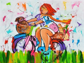 JMINE Div 5D Fat Woman Bike bicycle Full Diamond Painting cross stitch kits art High Quality Cartoon 3D paint by diamonds
JMINE Div 5D Fat Woman Bike bicycle Full Diamond Painting cross stitch kits art High Quality Cartoon 3D paint by diamonds