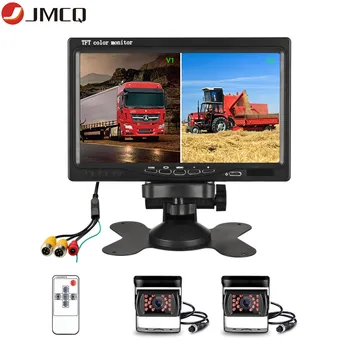 JMCQ 7" 2 Split AHD Monitor Front Reverse Backup Recording Camera 2x Waterproof Reversing Backup Camera For Construction Vehicle
JMCQ 7" 2 Split AHD Monitor Front Reverse Backup Recording Camera 2x Waterproof Reversing Backup Camera For Construction Vehicle