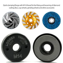 M14 Thread Inner Outer Flange Nut Set Quick Release Nut Power Replacement for Angle Grinders Cutting Machines
M14 Thread Inner Outer Flange Nut Set Quick Release Nut Power Replacement for Angle Grinders Cutting Machines