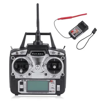 Radio Control 2.4GHz 6 Channel Left Hand Remote Control Transmitter + Receiver For Flysky FS-T6 RC Helicopter 
Radio Control 2.4GHz 6 Channel Left Hand Remote Control Transmitter + Receiver For Flysky FS-T6 RC Helicopter