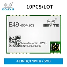 10X SMD 433MHz Wireless Module SPI CMT2300A FEC 470MHz RF Transmitter Receiver IPX Interface IoT Communcation Cojxu E49-400M20S
10X SMD 433MHz Wireless Module SPI CMT2300A FEC 470MHz RF Transmitter Receiver IPX Interface IoT Communcation Cojxu E49-400M20S