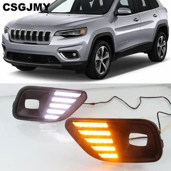 CSGJMY 2PCS LED Daytime Running Light For Jeep Cherokee 2019 2020 Car Accessories Waterproof ABS 12V DRL Fog Lamp Decoration
CSGJMY 2PCS LED Daytime Running Light For Jeep Cherokee 2019 2020 Car Accessories Waterproof ABS 12V DRL Fog Lamp Decoration