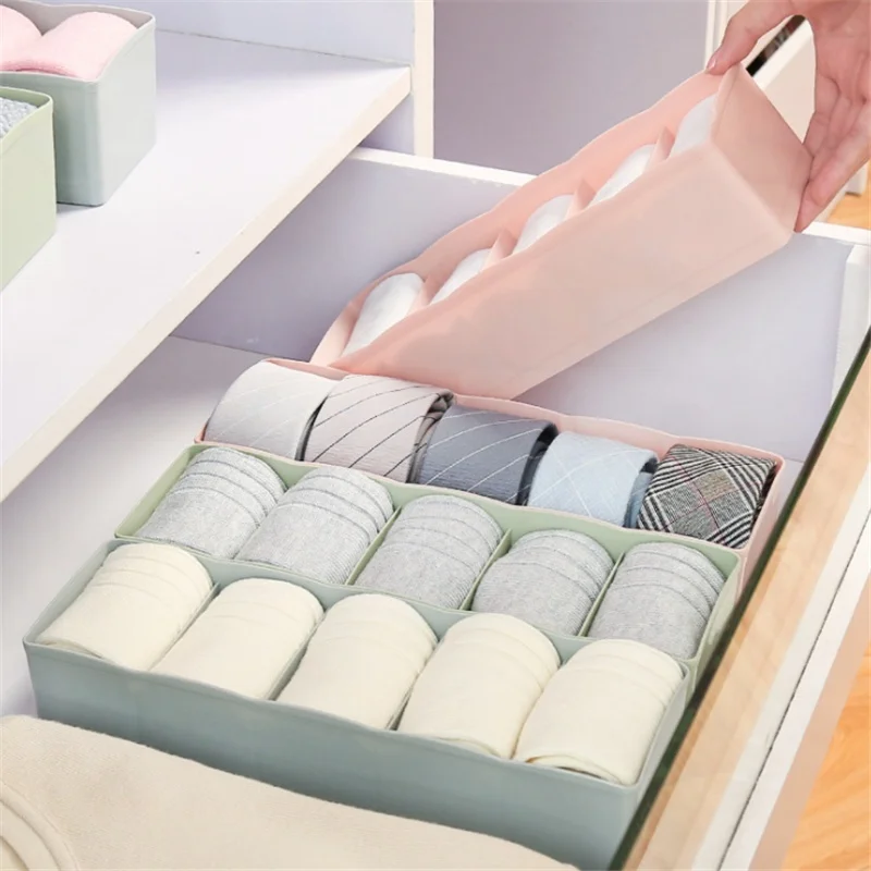 5 Compartment Underwear Storage Box for Cosmetics Makeup Drawer Organizer Container Socks Ties Cell Sorting Box Case
5 Compartment Underwear Storage Box for Cosmetics Makeup Drawer Organizer Container Socks Ties Cell Sorting Box Case