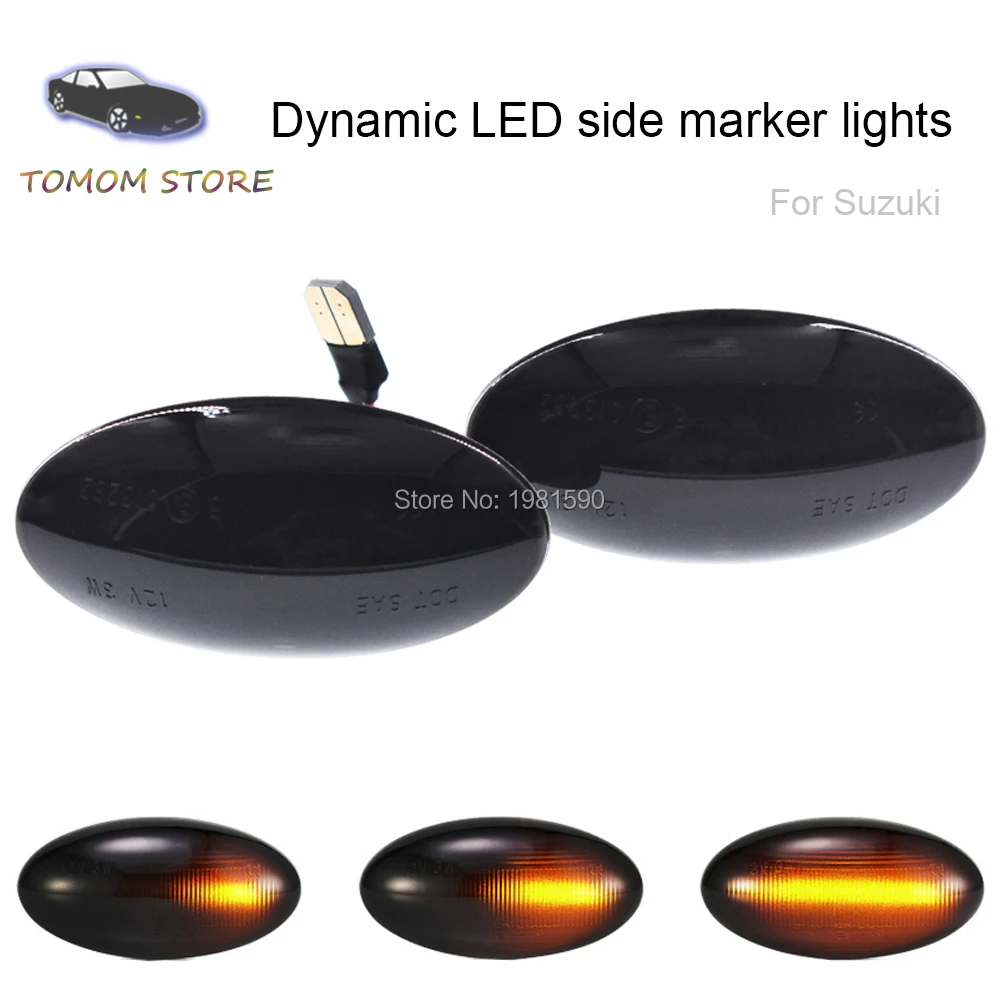 2pcs dynamic led side marker turn signal light for Suzuki Jimny Swift Grand Vitara S-Cross Splash Opel Fiat Sedici APV Alto XL7
2pcs dynamic led side marker turn signal light for Suzuki Jimny Swift Grand Vitara S-Cross Splash Opel Fiat Sedici APV Alto XL7