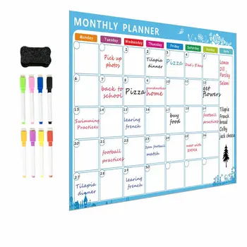 A3 Schedule + 8-Color Pen + Eraser + Paper Tube Packaging Simply Update Your Whiteboard Planner As A Meal Planner Tool 1 Set
A3 Schedule + 8-Color Pen + Eraser + Paper Tube Packaging Simply Update Your Whiteboard Planner As A Meal Planner Tool 1 Set