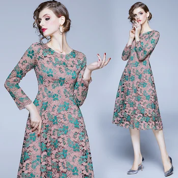 womens lace runway midi dress party holiday Skater autumn Casual Swing Floral slim beach office work dresses clothes for woman
womens lace runway midi dress party holiday Skater autumn Casual Swing Floral slim beach office work dresses clothes for woman