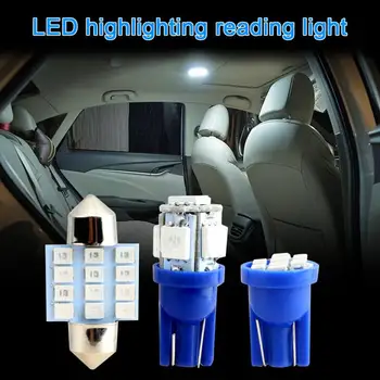 13x Car Interior LED Light Dome License Plate Light 12V Kit 8k bulb 3528 12SMD T10 5050 5SMD T10 1206 8SMD Light Accessories
13x Car Interior LED Light Dome License Plate Light 12V Kit 8k bulb 3528 12SMD T10 5050 5SMD T10 1206 8SMD Light Accessories