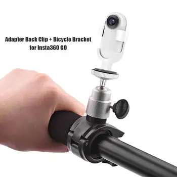 Durable Adapter Base Back Clip Multi-function Adapter Bracket Support Bicycle Stand Selfie Stick Clip Mount for Insta360 GO
Durable Adapter Base Back Clip Multi-function Adapter Bracket Support Bicycle Stand Selfie Stick Clip Mount for Insta360 GO