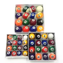 Pool-Ball Billiards Resin Mini Yes Complete-Set Polyester Kid Children 16PCS 32mm/38mm