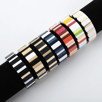 G.YCX New Handmade Enamel Rainbow Tile Bracelets Bohemian Customized Colorful Bead Stackable Elastic Couple Bracelets Women Men
G.YCX New Handmade Enamel Rainbow Tile Bracelets Bohemian Customized Colorful Bead Stackable Elastic Couple Bracelets Women Men