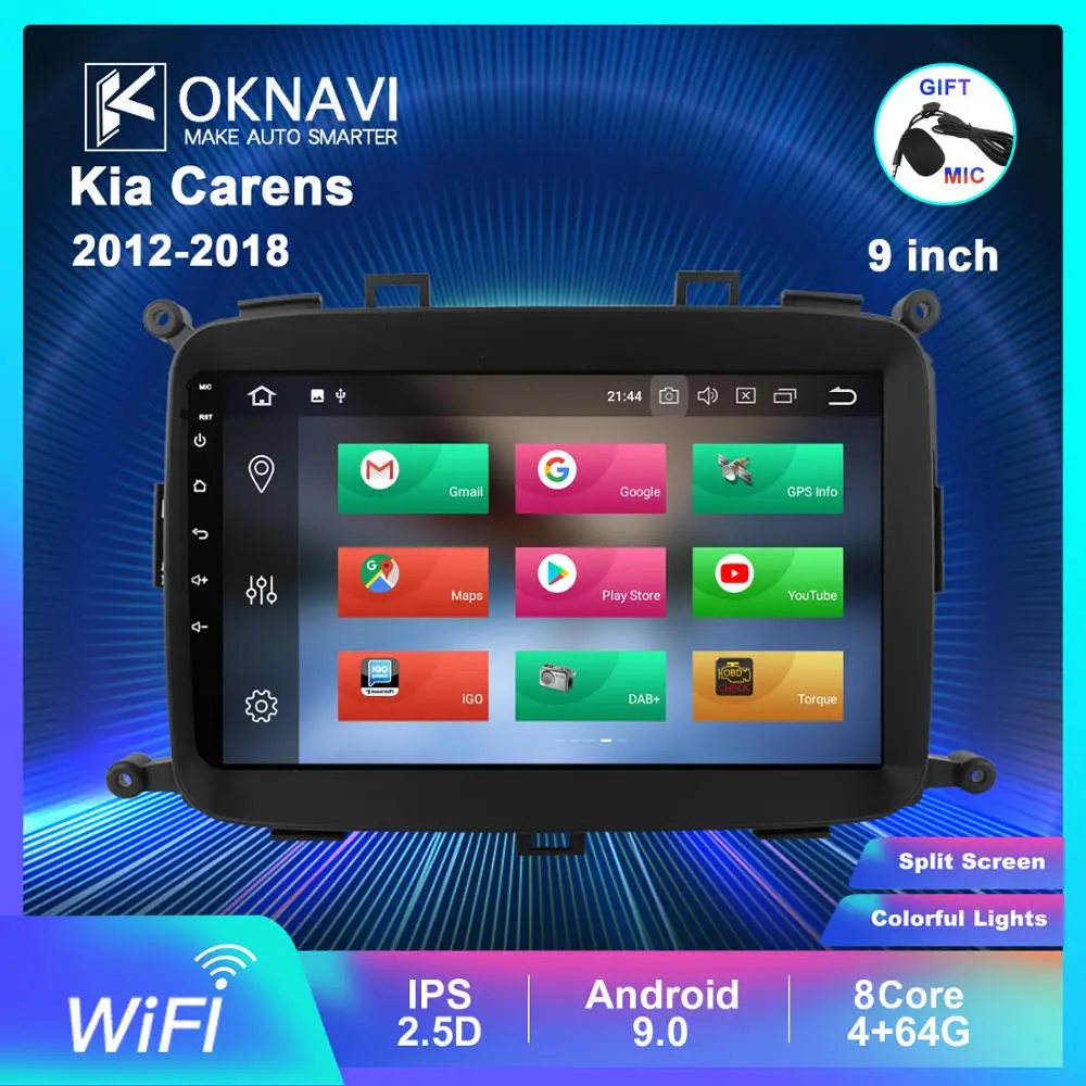 OKNAVI 2 Din Android 9.0 Car Radio Multimedia Player For KIA Carens 2013 2014 2015 2016 2017 2018 Stero Navigation GPS 4G No DVD
OKNAVI 2 Din Android 9.0 Car Radio Multimedia Player For KIA Carens 2013 2014 2015 2016 2017 2018 Stero Navigation GPS 4G No DVD