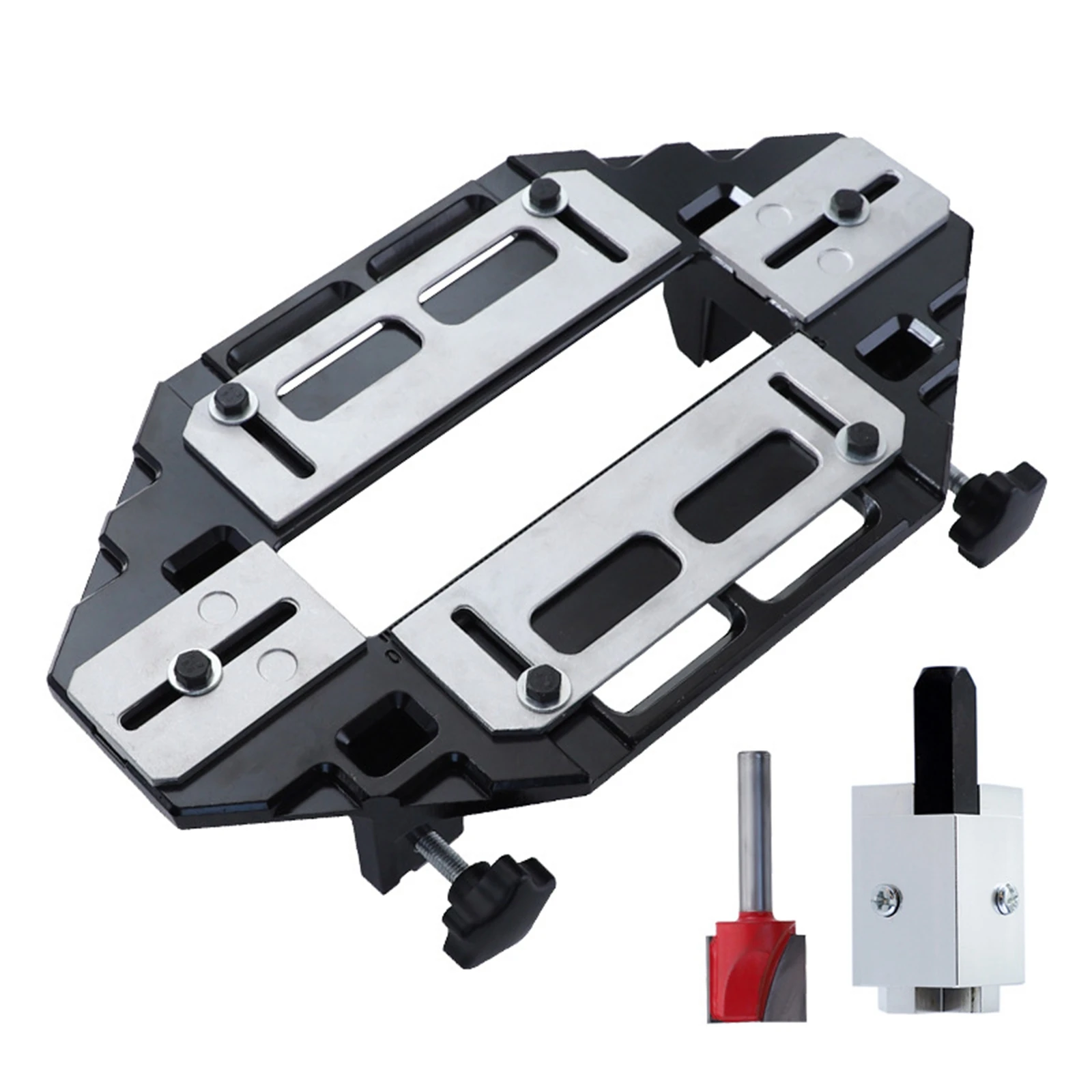 Wood Door Hinge Hole Opener Hinge Positioning Slotter Hinge Lock Guide Plate Hole Opener with Spanner Bottom Cutter Woodworking
Wood Door Hinge Hole Opener Hinge Positioning Slotter Hinge Lock Guide Plate Hole Opener with Spanner Bottom Cutter Woodworking