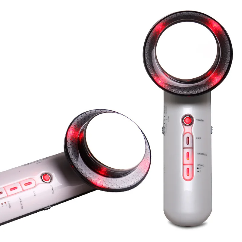 Three-in-One Slimming Instrument Beauty Instrument Slimming Instrument Ultrasonic LED Micro EMS Massage 40k Ultrasonic Import