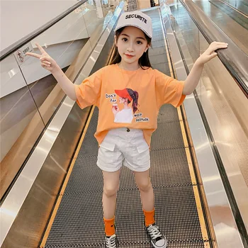 Summer Children Clothing Sets for Girls T-shirts and Shorts 2pcs Kids Outfits Casual Baby Girl Clothes Sports Suit
Summer Children Clothing Sets for Girls T-shirts and Shorts 2pcs Kids Outfits Casual Baby Girl Clothes Sports Suit