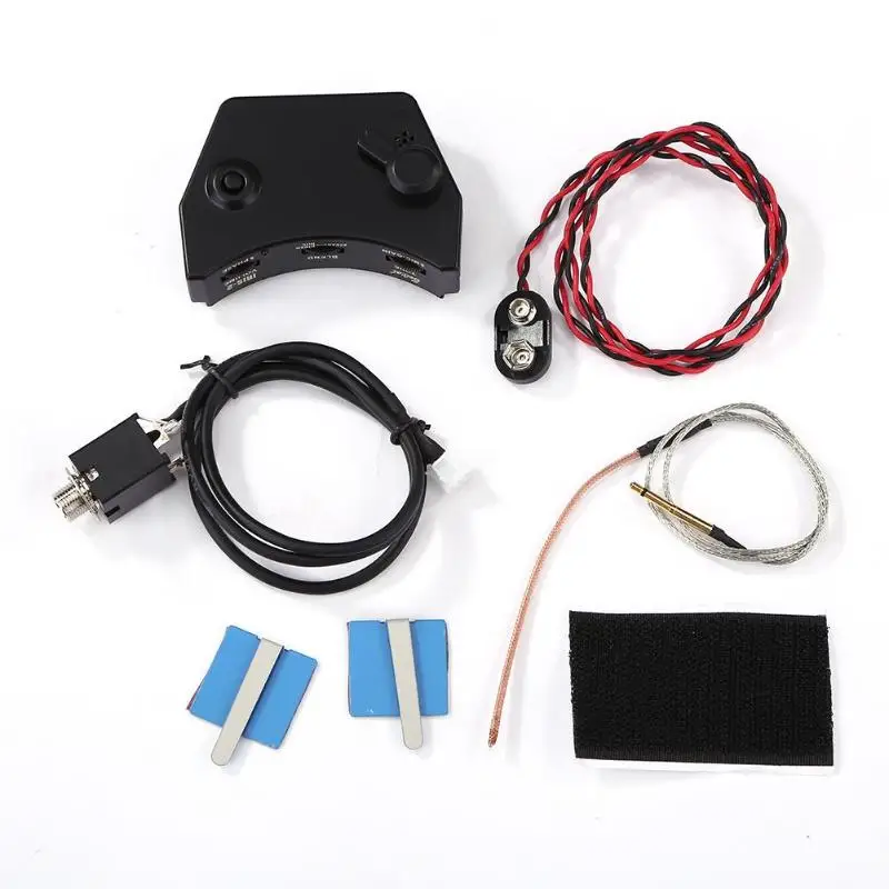 2 Sound Hole Pickup Control Preamp Guitar Piezo System Electronics and Plastic Shell Finnish Voice Hole for Acoustic Folk Guitar
2 Sound Hole Pickup Control Preamp Guitar Piezo System Electronics and Plastic Shell Finnish Voice Hole for Acoustic Folk Guitar