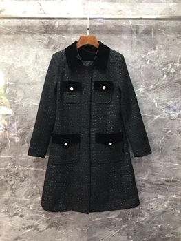 2020 Early Autumn New Women's Lapel Symmetrical Pocket Decorative Long Sleeve Woolen Coat 827
2020 Early Autumn New Women's Lapel Symmetrical Pocket Decorative Long Sleeve Woolen Coat 827