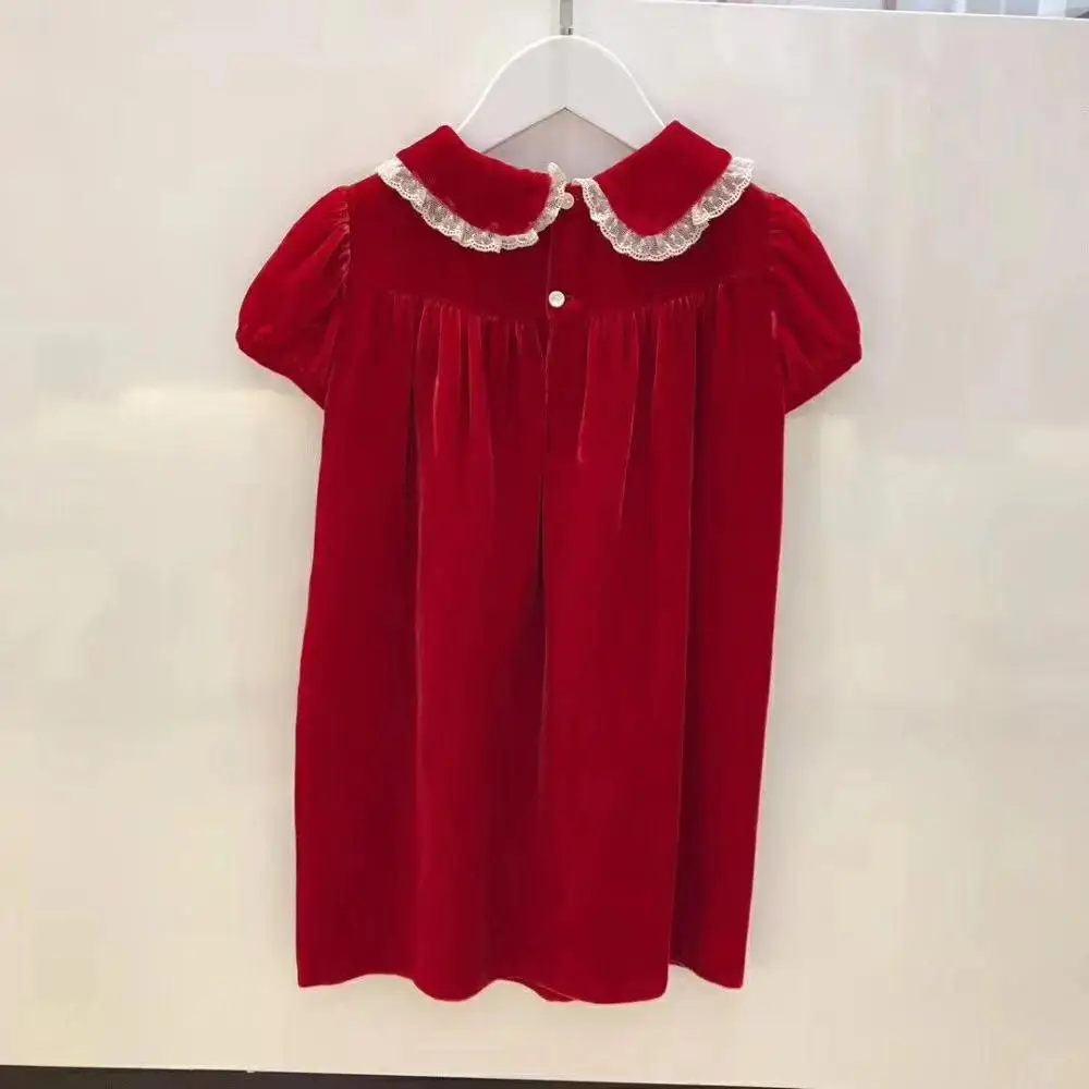 High-customsied 2019 New Autumn Lace Collar Red velvet Girls Dress Princess party Girls Clothing Brand Boutique Girls Dress
High-customsied 2019 New Autumn Lace Collar Red velvet Girls Dress Princess party Girls Clothing Brand Boutique Girls Dress
