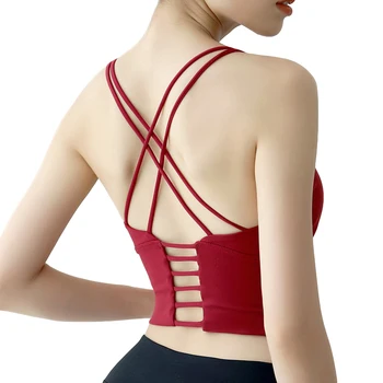 Women Sports Bras Gather Sexy Crop Tops Brassier Running Yoga Fitness Push Up Underwear Padded White Female Gym Bodice Bralette
Women Sports Bras Gather Sexy Crop Tops Brassier Running Yoga Fitness Push Up Underwear Padded White Female Gym Bodice Bralette