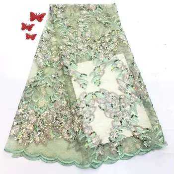 Madison African Sequins Lace Fabric 2019 High Quality Lace Material Real French Lace Fabric Nigerian Tulle Mesh Lace Fabric
Madison African Sequins Lace Fabric 2019 High Quality Lace Material Real French Lace Fabric Nigerian Tulle Mesh Lace Fabric